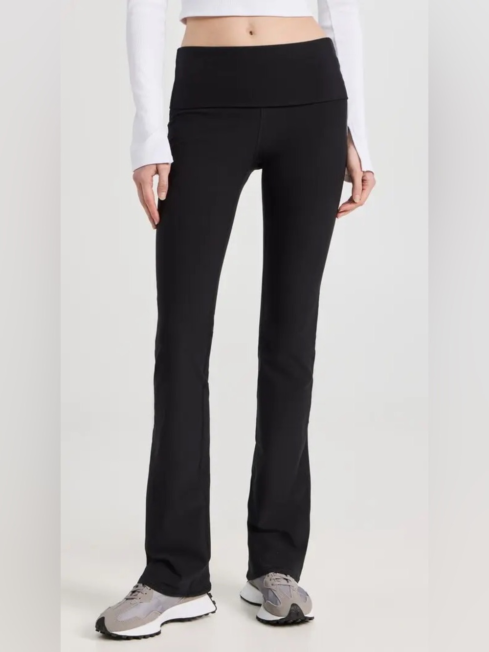 ALOSOFT LOW-RISE FOLDOVER BOOTCUT LEGGING